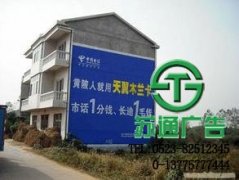 墻體廣告符合各類公司的宣傳媒介