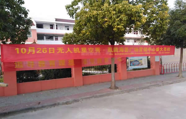 凰騰·海姜廣場(chǎng)鄉(xiāng)村（鎮(zhèn)）條幅制作安裝